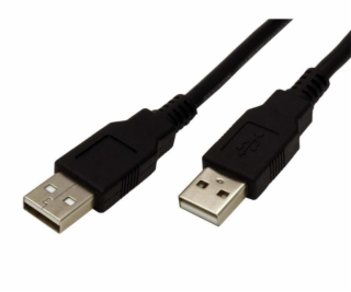 Kabel Roline USB 2.0 A(M) - A(M) - propojovací 0,8m, černý