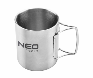 NEO TOOLS 63-150, Kempingový hrnček, 320ml, nerez