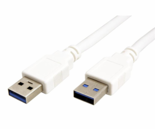Kabel Value USB3.0 A(M) - A(M) 5Gbps 1,8m, propojovací, bílý