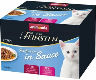 ANIMONDA Vom Feinsten Kitten Raffinesse in sauce - mokré ...