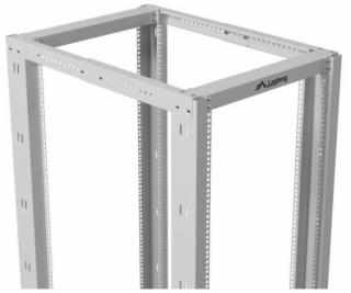 Lanberg Otevřený rack 19 palců 42U 600x1000 šedý
