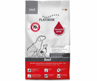 PLATINUM Adult Beef - polovlhké krmivo pro psy - 15kg