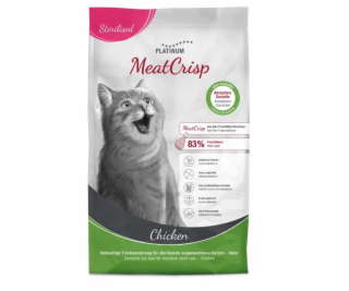 PLATINUM MeatCrisp Sterilised Chicken - suché krmivo pro ...