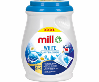 MILL PRO Kapsle 2k na praní White 70 ks (hromadné balení ...