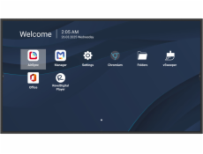 Viewsonic CDE4314-2C 43  4K 3840x2160/500cd/8ms/2xHDMI/RS232/USB-C/2xUSB/RJ45/Android 14/VESA/Repro/24/7