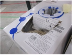 BAZAR - Instalační kabel Solarix FTP, Cat5E, drát, PVC, box 305m SXKD-5E-FTP-PVC - poškozený obal