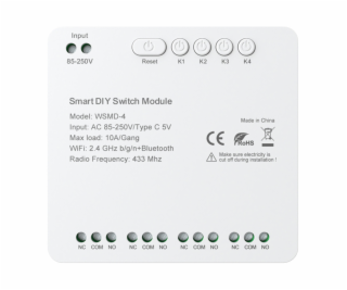 Modul chytrého spínače Avatto WSMD-4 250V pro kutily