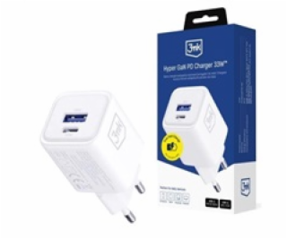 3mk napájecí adaptér Hyper Charger PD 33W GaN QC4+ PPS AF...