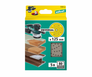 Víceotvorové brus. kotouče pro excentrické brusky, zr.80,...