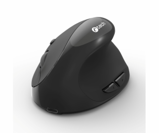 C-TECH myš VEM-17, vertikální, Dual mode, bezdrátová, BT5...