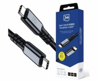 3mk kabel Hyper Cable N-SERIES Thunderbolt 4 1m 48V/5A 40...
