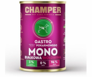 CHAMPER Gastro Monoprotein Beef - vlhké krmivo pro psy - ...
