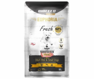 EUPHORIA Fresh Adult Monoprotein Turkey XS/S - suché krmi...