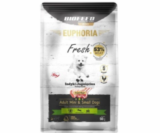 EUPHORIA Fresh Adult Turkey with lamb XS/S - suché krmivo...