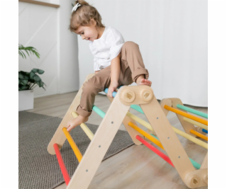 BusyKids Malá skládací lezecká sestava duhová