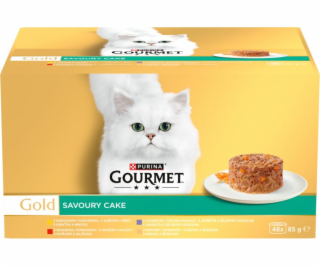 PURINA Gourmet Gold Savoury cake - mokré krmivo pro kočky...