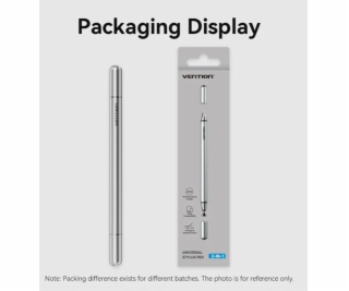 Rysik 2w1 Vention ze stopu aluminium szary