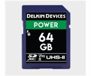 Delkin SD Power 2000X UHS-II U3 (V90) R300/W250 64GB