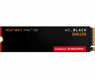 WD BLACK SSD NVMe M.2 8TB PCIe SN8100, PCIe Gen5, (R:1490...
