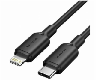 Kabel USB-C na Lightning 3A 480Mbps 1m ČERNÝ