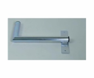 Držák antény na zeď u okna s pásem, pravé uchycení, galva...