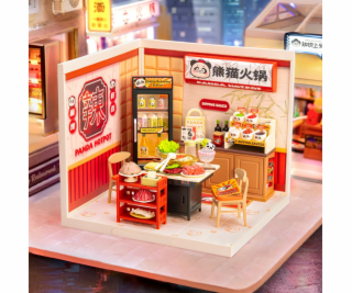 RoboTime 3D dřevěná skládačka Miniatura domečku Asijské b...