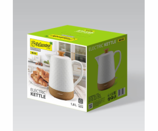 Maestro MR-076 elektrická konvice 1,8 l 1800 W Bílá, Dřevo