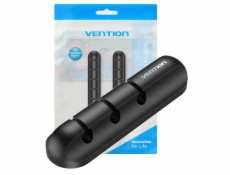 5-portový organizér kabelů Vention 2 ks černý