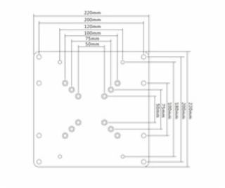Nástavec VESA rozšíření Fiber VESA200