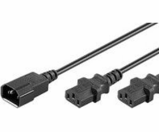 MicroConnect Napájecí kabel C13x2 - C14, 1,2 m (PE061312)