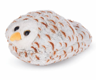 Pantofel Cozy Noxxiez CS914 Sněžná sova - hřejivý plyšový 