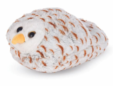 Pantofel Cozy Noxxiez CS914 Sněžná sova - hřejivý plyšový 