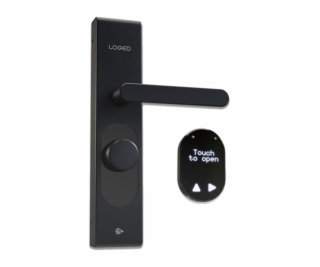 Chytrý zámek dveří LOQED (černý) (WiFi / BT)