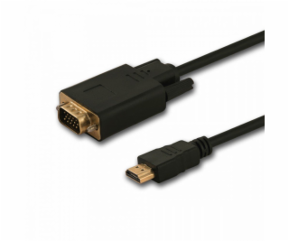 Kabel HDMI (M) - VGA (M) 1,8 m CL-197