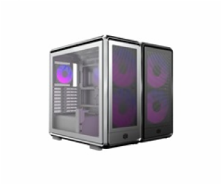 Cooler Master case MasterFrame 600 Mesh Black ARGB, Průhl...