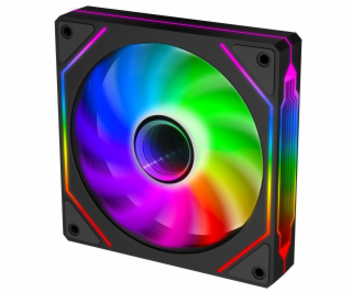 EVOLVEO 120UX-M, ventilátor, 120mm, 4pin molex, ARGB, mas...