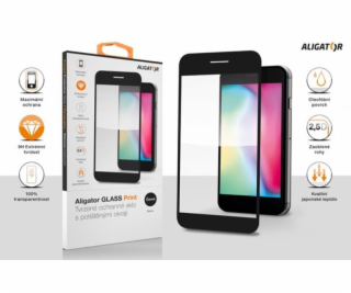 Aligator ochranné sklo PRINT iPhone 17 Air černá