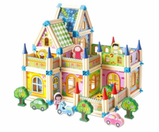 Stavebnice 2Kids Toys Dřevěná, Zámek barevný
