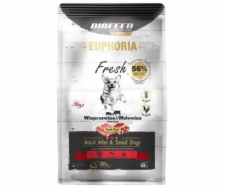 EUPHORIA Fresh Adult Pork with beef XS/S - suché krmivo p...