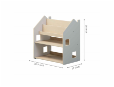 BusyKids Police na hračky a knihy bílá