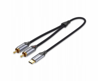 Kabel Audio Vention USB-C na 2RCA męski 1m