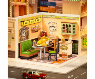 RoboTime 3D dřevěná skládačka Miniatura domečku Hongkongs...