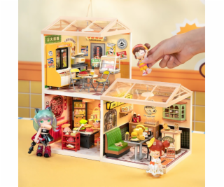 RoboTime 3D dřevěná skládačka Miniatura domečku Rychlé ob...