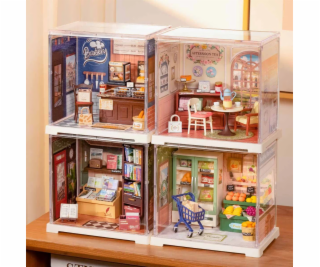 RoboTime 3D dřevěná skládačka Miniatura domečku mini Medo...