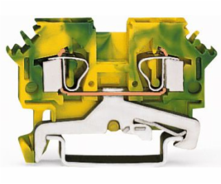 WAGO 2MM2 žluto-zelené 2-zelené konektor (281-607)