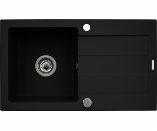 Pyramis Dřez Granitový dřez Next 76x44 1B1D Karbon