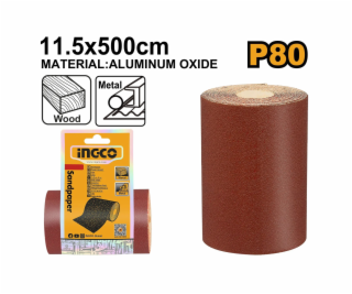 Ingco papír brusný P80 11,5 x 500cm