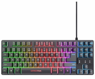 Trust Herní klávesnice GTX 833 Thado TKL s černým podsvíc...