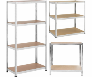 Funfit Kovová úložná police 174x80x40 cm