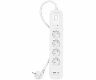 Belkin Steckdosenleiste 4-fach + USB-A+C,525J,18W,2m SRB0...